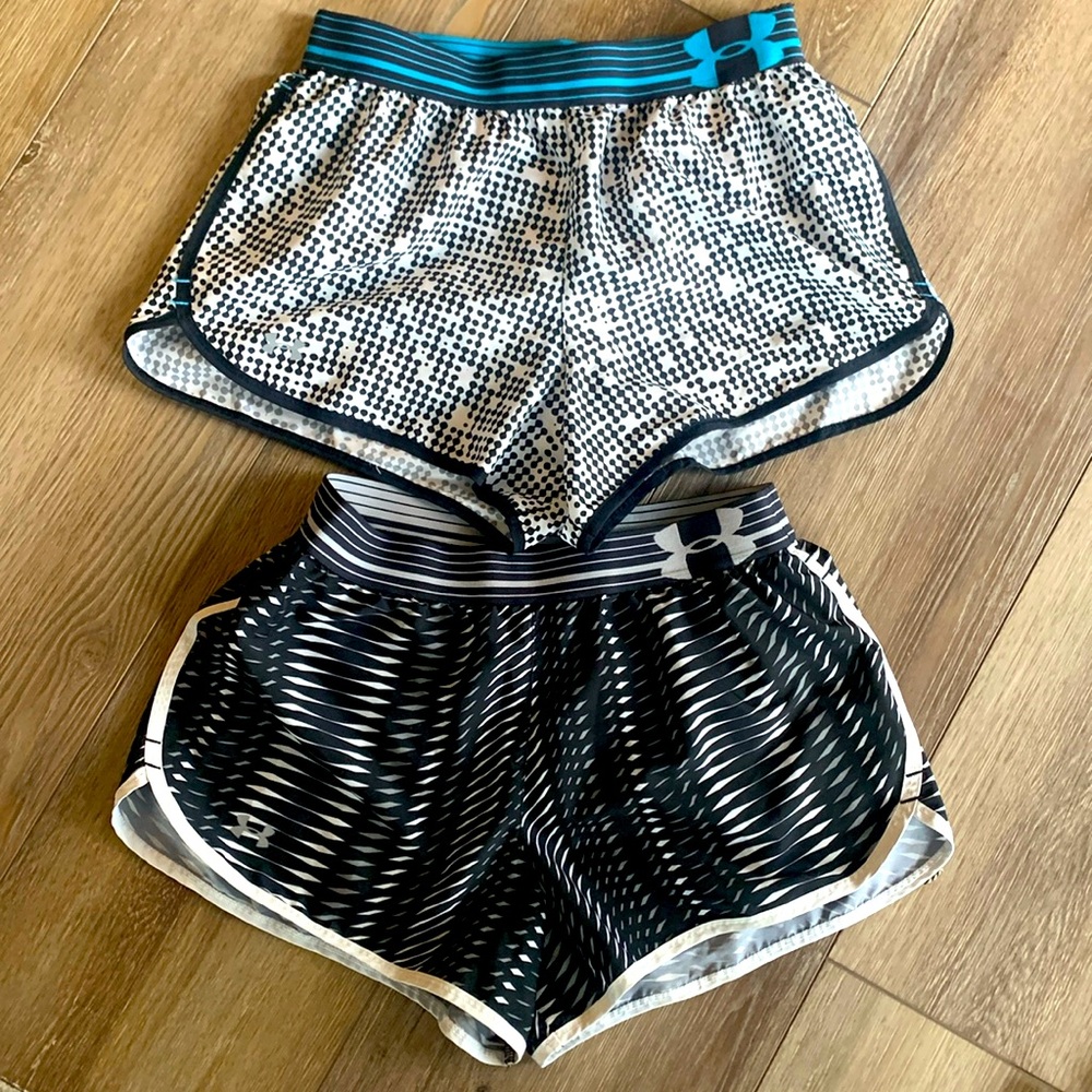 **UNDER ARMOUR** 2” INSEAM WOMEN’S SHORTS —2 PAIR FOR PRICE OF ONE!